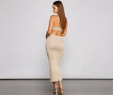 Endless Summer Halter Cutout Dress